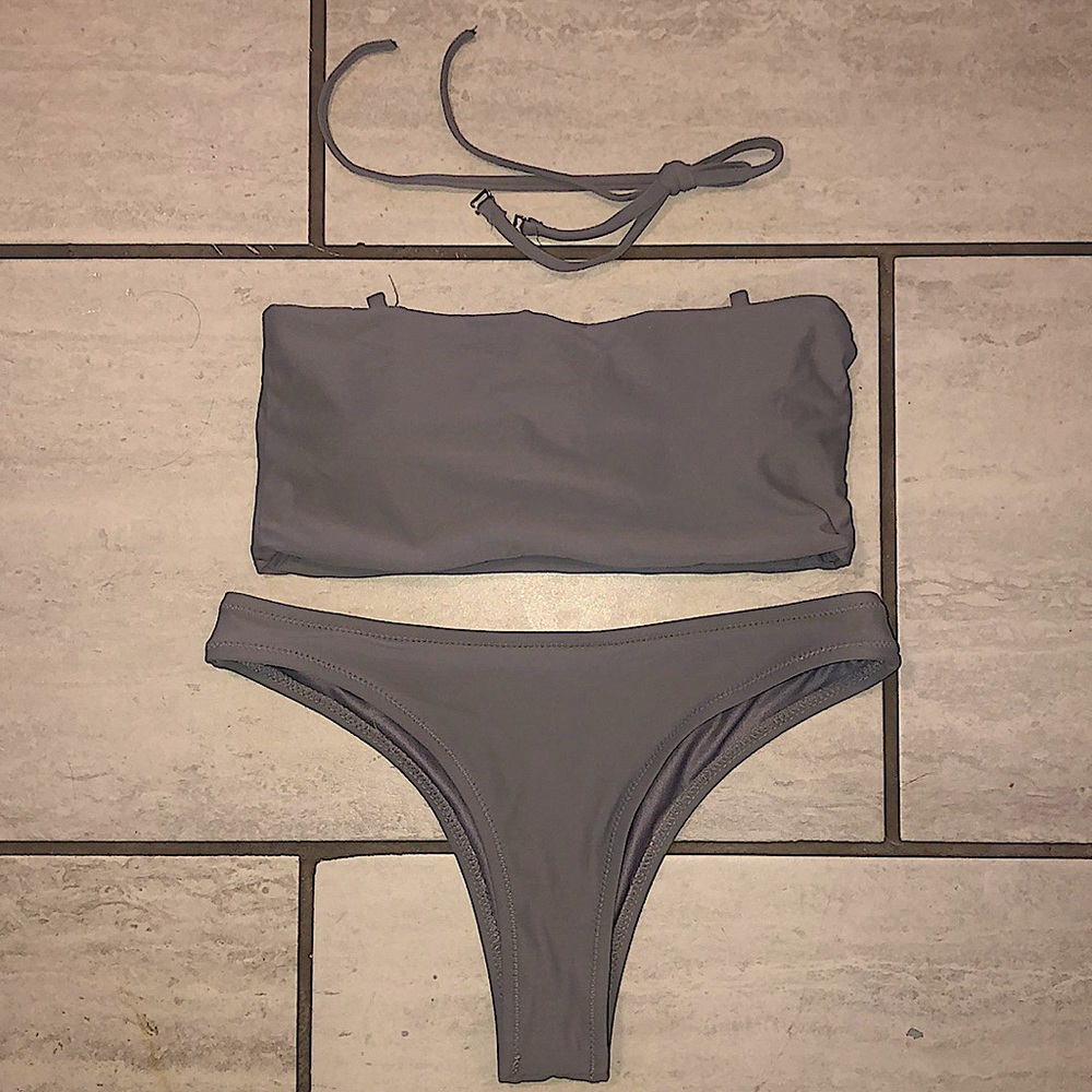 Gray bikini from Zaful